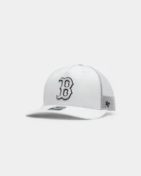 47 Brand Boston Red Sox Level Mesh MVP DV Snapback White