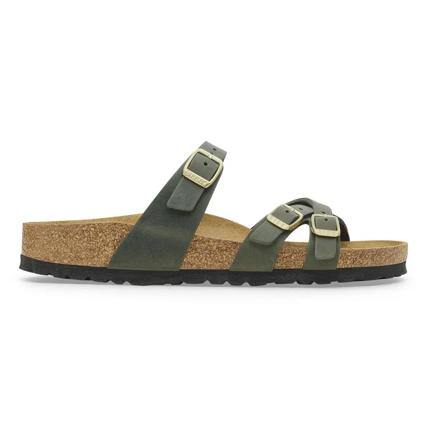 Birkenstock Franca Womens Sandals - Oiled Leather, Comfortable Adjustable Straps