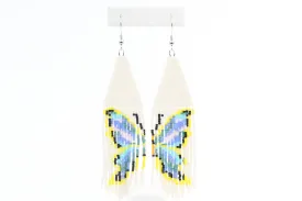 Butterfly Beaded Earrings