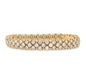 Diamond Bombe Bracelet, 14.25 Carats