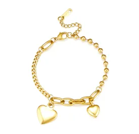 Double Heart Multi-Design Bracelet