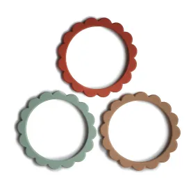 Flower Teething Bracelet 3-Pack