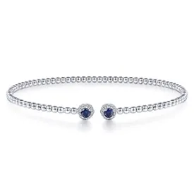 Gasbriel & Co. Sapphire and Diamond Bujukan Bangle