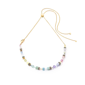 GeoCUBE® Iconic Nature Chain necklace pastel