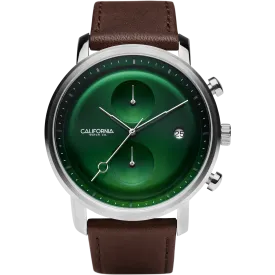 Golden Gate Chrono Leather Dark Brown Green