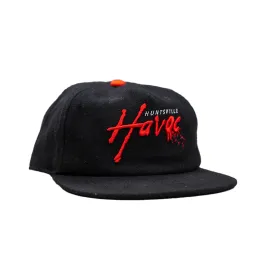 Havoc Splatter Wooly Leather Strapback Cap