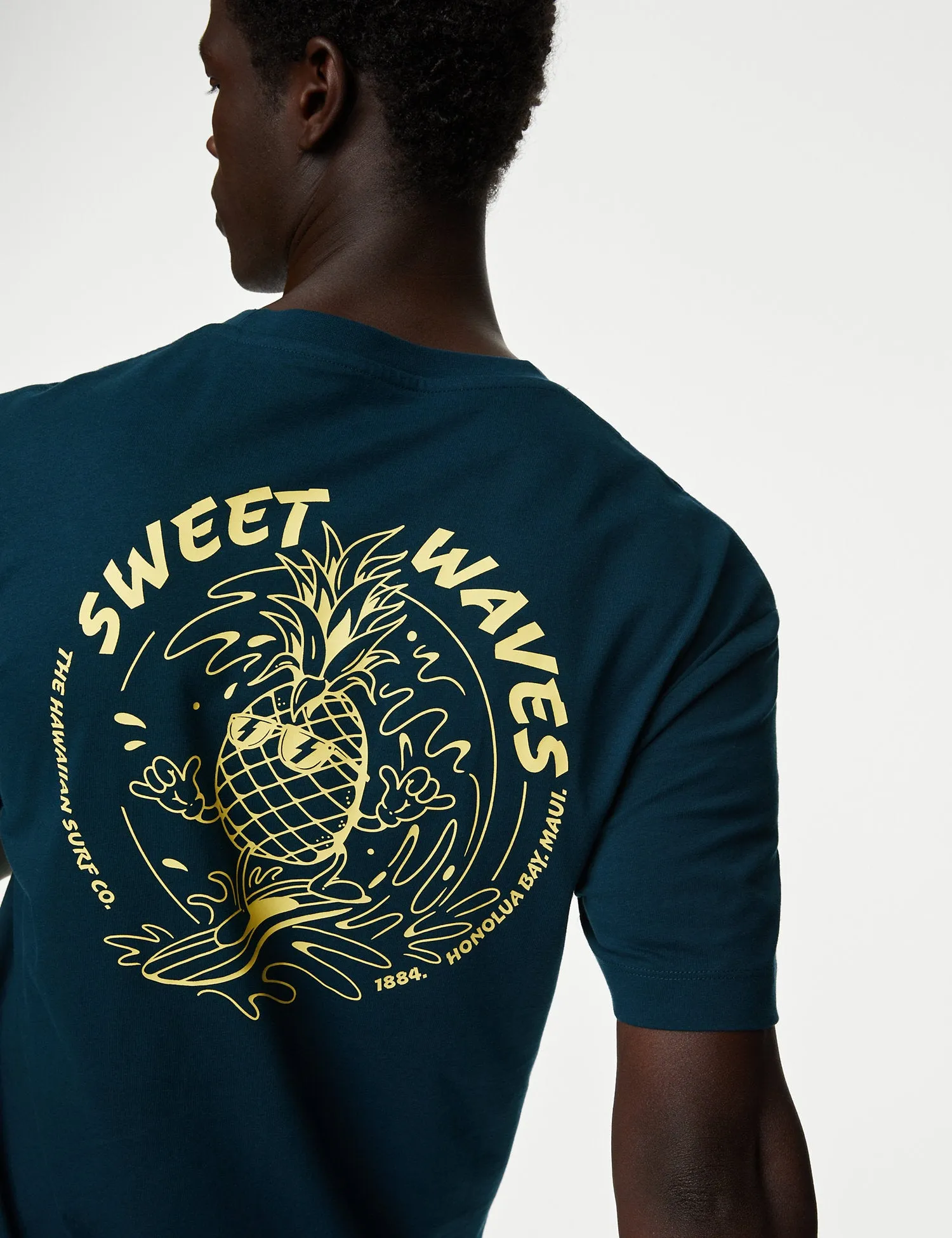 Pure Cotton Pineapple Graphic T-Shirt