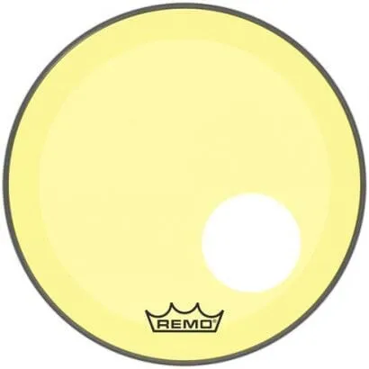 Remo 26" Powerstroke 3 Colortone Drum Head w/ Port, Yellow (P3-1326-CT-YEOH)