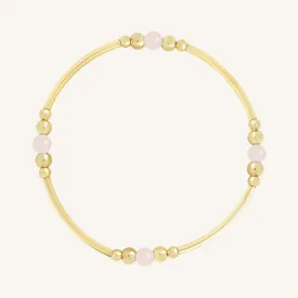 Rose Quartz Ava Bracelet - Stone of Love